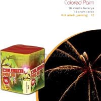 16 Atar Havai Fişek Colored Palm