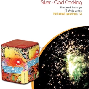 16 Atar Silver Gold Havai Fişek