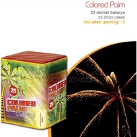 25 Atar Colored Palm Havai Fişek