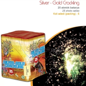 25 Atar Silver Gold Crack Havai Fişek