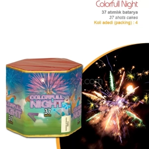 37 Atar Colorfull Night Havai Fişek