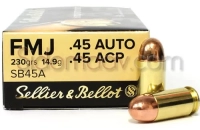 45 Kalibre Sellier Bellot Mermi