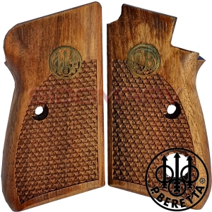 7.65 Düğmeli Beretta Mod 70 Tabanca Kabzesi Pirinç Logo