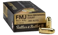 9X17 mm Kısa 9mm Sellier Bellot Tabanca Mermisi