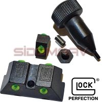Glock 19 Yeşil Fiber Optik Gez Arpacık Takımı