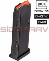 Glock 43X 10+1 Orjinal Şarjör