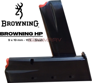Sabatti Browning High Power Siyah Şarjör