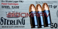 Sterling 9mm Çelik Kovan Tabanca Mermisi