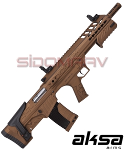 Aksa Crossfire T12 Yarı Otomatik Pompalı BP-1204 Bullpup Av Tüfeği