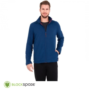 BLACKSPADE Önden Fermuarlı Polar Mont Lacivert XL