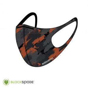 BLACKSPADE Unisex Koruyucu Maske Dağınık Desen L