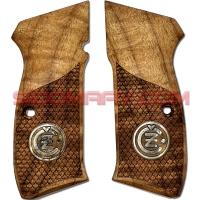 Cz 75 Kök Ceviz Gümüş Kakma Logolu Kabze