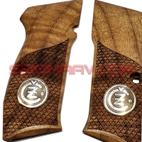 Cz 75 Kök Ceviz Gümüş Kakma Logolu Kabze