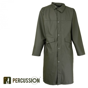 D. PERCUSSION Treesco Manteau Long Coat Haki M