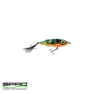 D. SPRO Iris Flash Jerk 10Cm Red Perch Sahte Yem