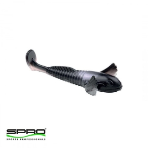 D. SPRO Shy Goby 10Cm Black White Silikon Yem 1/3