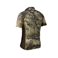 DEERHUNTER Yaka Fermurlı K.Kollu Realtree TişörtXL