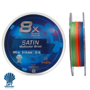 DFT Bojin 8X Satin M.Color İp Misina  0.14mm 300 m