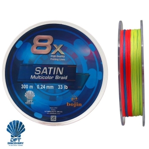 DFT Bojin 8X Satin M.Color İp Misina 0.24 mm 300 m