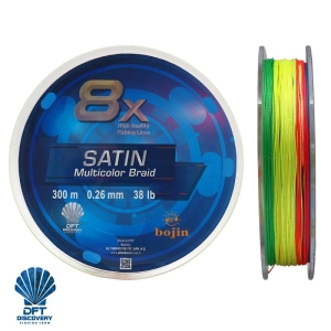 DFT Bojin 8X Satin M.Color İp Misina 0.26 mm 300 m