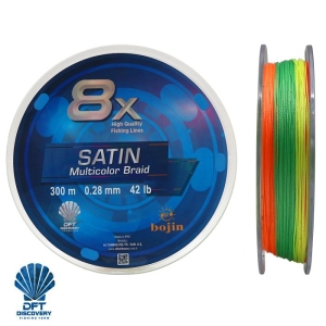 DFT Bojin 8X Satin M.Color İp Misina 0.28 mm 300 m