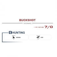 FIOCCHI BUCKSHOT 12 Ga 37 G. No:7/0