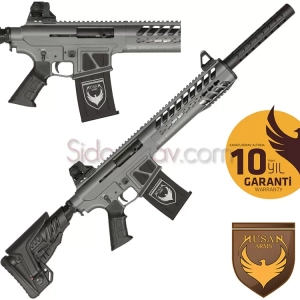 Husan Arms Metal Force 12 cal. Şarjörlü Av Tüfeği Gri