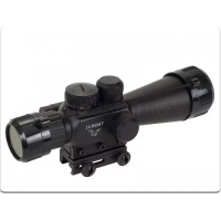 Nikula 4X30 Tüfek Dürbünü Çift Işıklı Lazerli M7