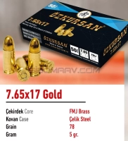 Özkursan 7.65 Tabanca Mermisi