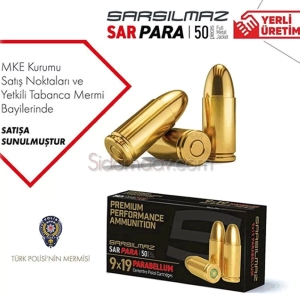 Sarsılmaz Sarpara 9mm Tabanca Mermisi