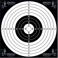 Sidoma Hedef Kağıdı 15*15 100 Ad