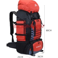Sigmon Lion Kırmızı 90 Lt Dağcı Sırt Çantası