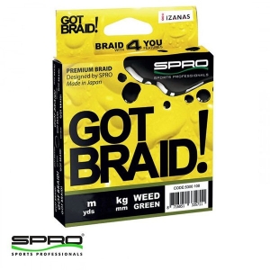 SPRO Got Braid! 0,13MM 300M Yeşil İp Misina