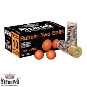 STERLING 12 Cal. Rubber 2 Top Kauçuk Fişek