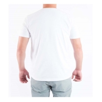VAV Baseti-02 Yuv. Yaka Tişört Beyaz Dağcı D. XL