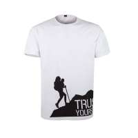 VAV Baseti-02 Yuv. Yaka Tişört Beyaz Trust XS