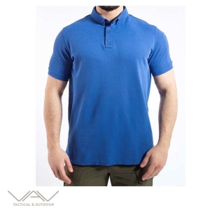 VAV Tlac-01 Polo Yaka Tişört Mavi M