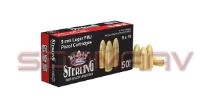 Sterling 9mm 115 Gr. Luger Tabanca Mermisi
