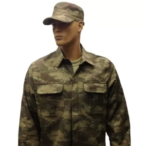 Askeri Kamuflaj Gömlek Uzun Kollu