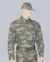 Askeri Kamuflaj Gömlek Uzun Kollu