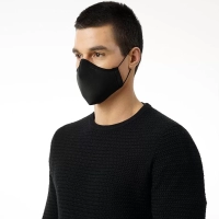 BLACKSPADE Unisex Örme Kumaş Maske Siyah M-XL