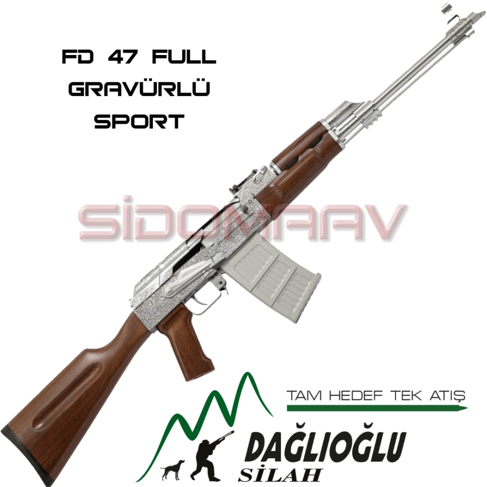 Dağlıoğlu Fd 47 Full Gravürlü Sport Av Tüfeği