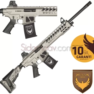 Husan Arms Metal Force 12 cal Gümüş Şarjörlü Av Tüfeği