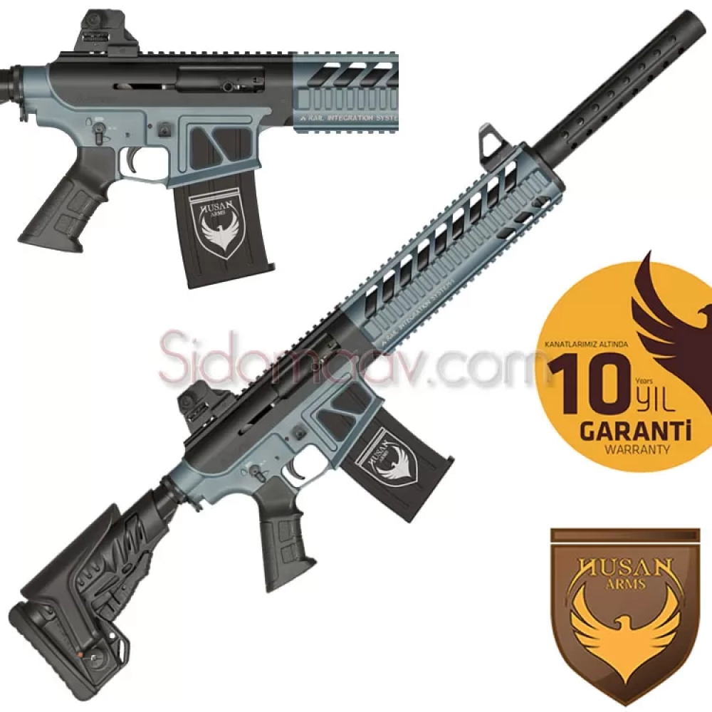 Husan Arms Metal Force 12 cal.  Mavi Siyah Av Tüfeği
