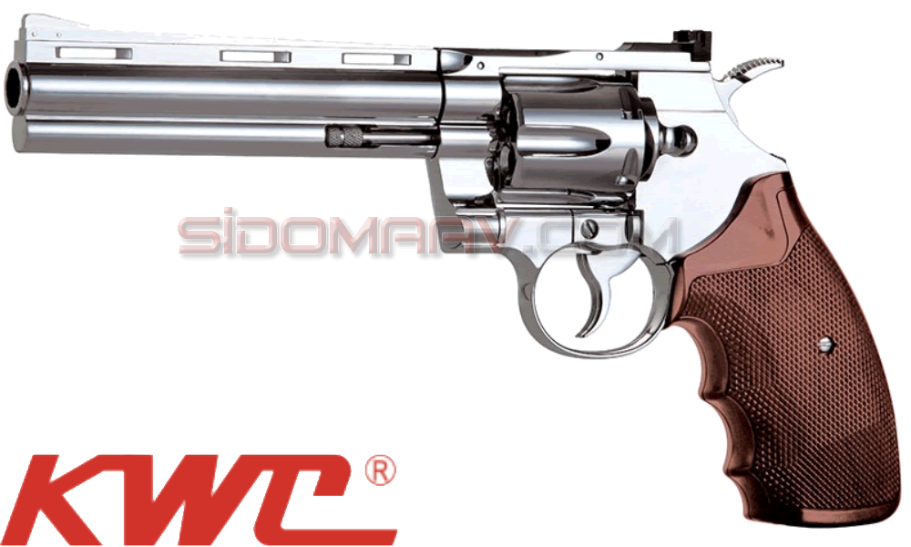 Kwc Smith Wesson 6 inc Parlak Toplu Havalı Tabanca
