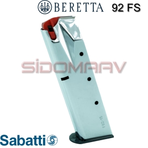 Sabatti Beretta 92 Fs Krom Şarjör