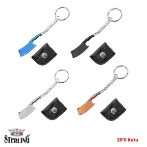 STERLING Mini Bıçak Anahtarlık 4 Renk 20 li