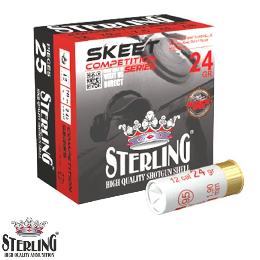 STERLING Skeet Quick Open 24 G. No:9,5 Atış Fişeği