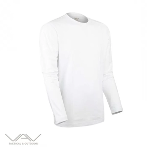 VAV Baseti-04 Uzun Kol Sweatshirt Beyaz M