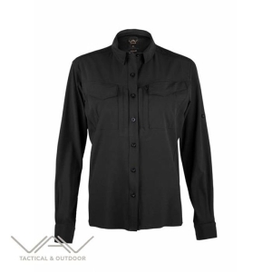 VAV Uzun Kol Kadın Gömlek WFLEX01 Siyah S